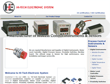 Tablet Screenshot of hitechsensor.com